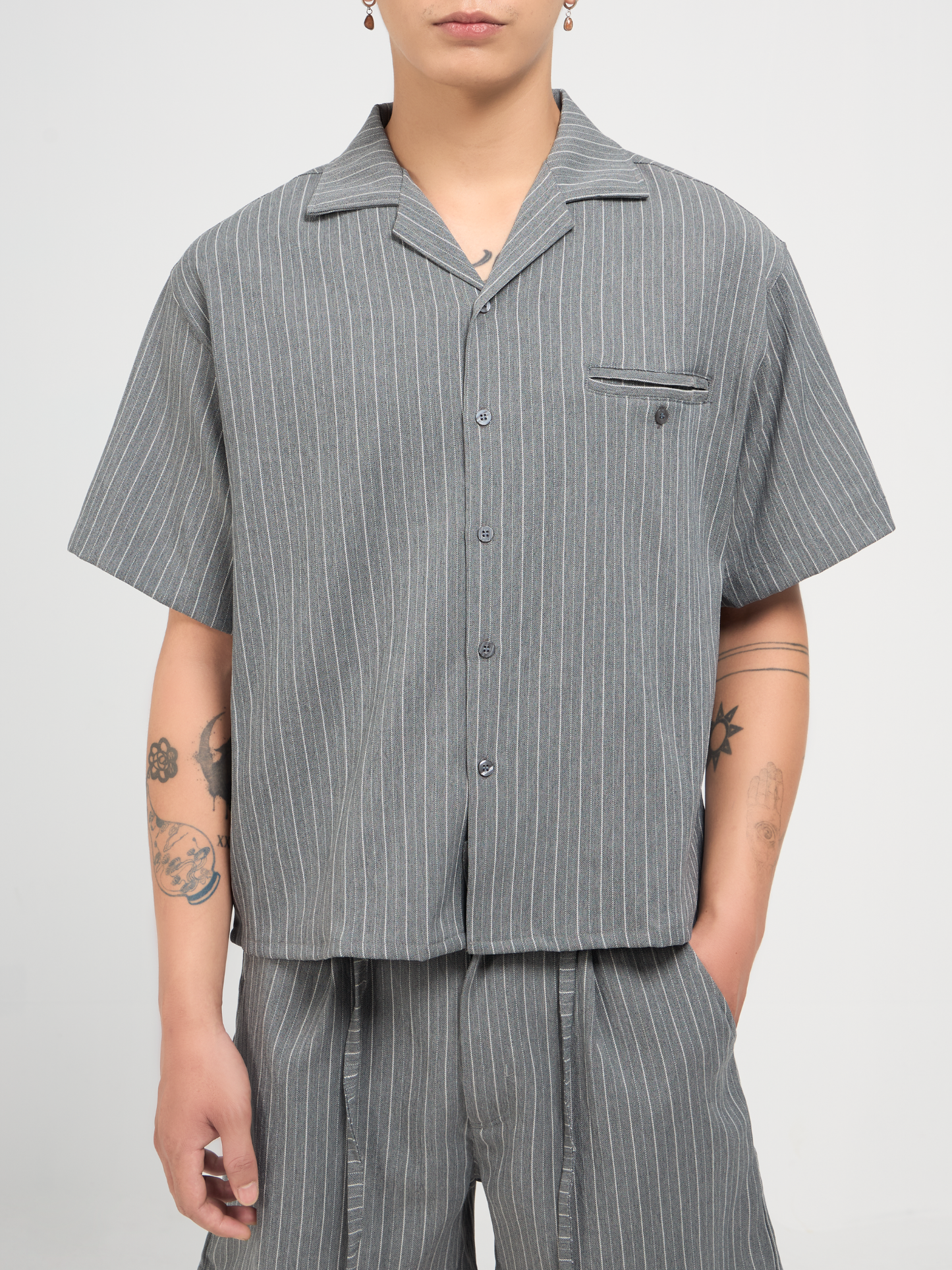 Striped Boxy Shirt