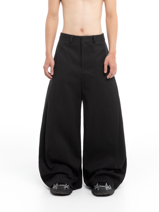 Rebel Pleated Wide Pants