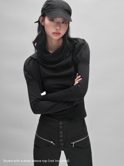Diagonal Drape Top