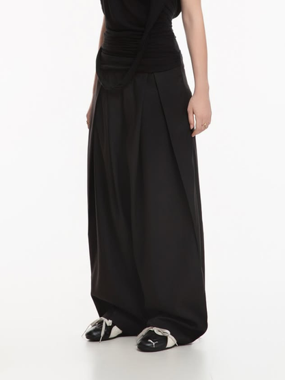 Lunar Pleated Wide Pants