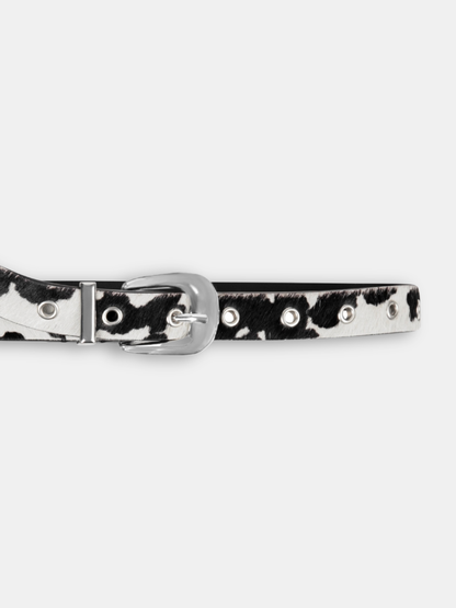 Fur Cow Leather Belt