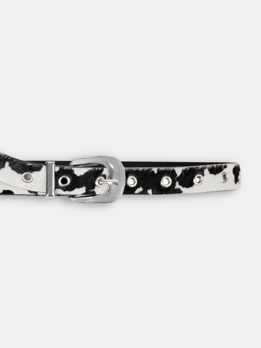 Fur Cow Leather Belt