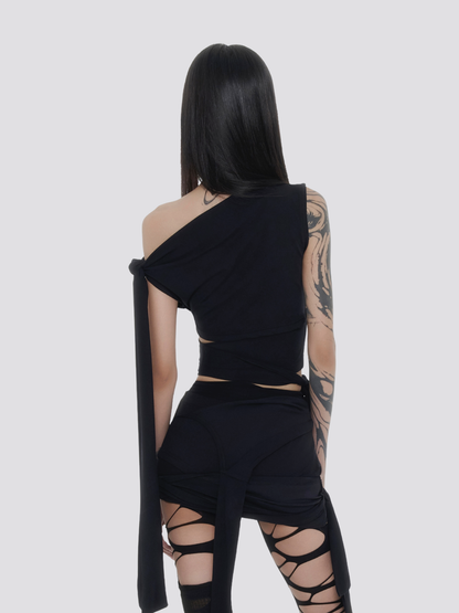 Muse Shoulder Tie Top