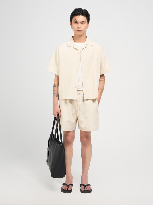Linen Bermuda Short