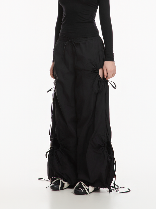 Floral Bloom Parachute Pants