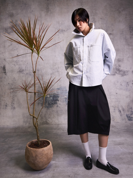 Atelier Pinstripe Overshirt