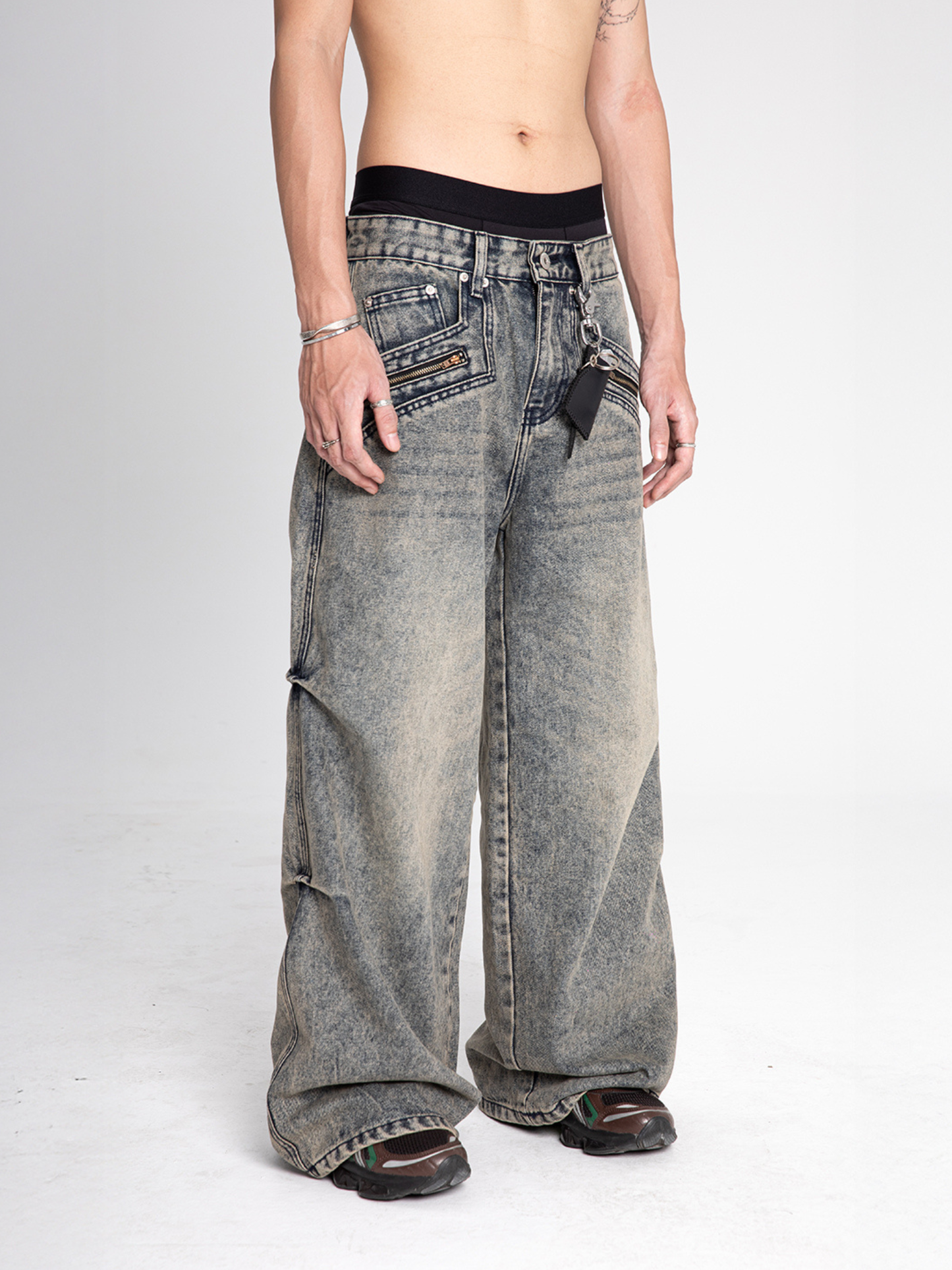 Crepo Denim Pants