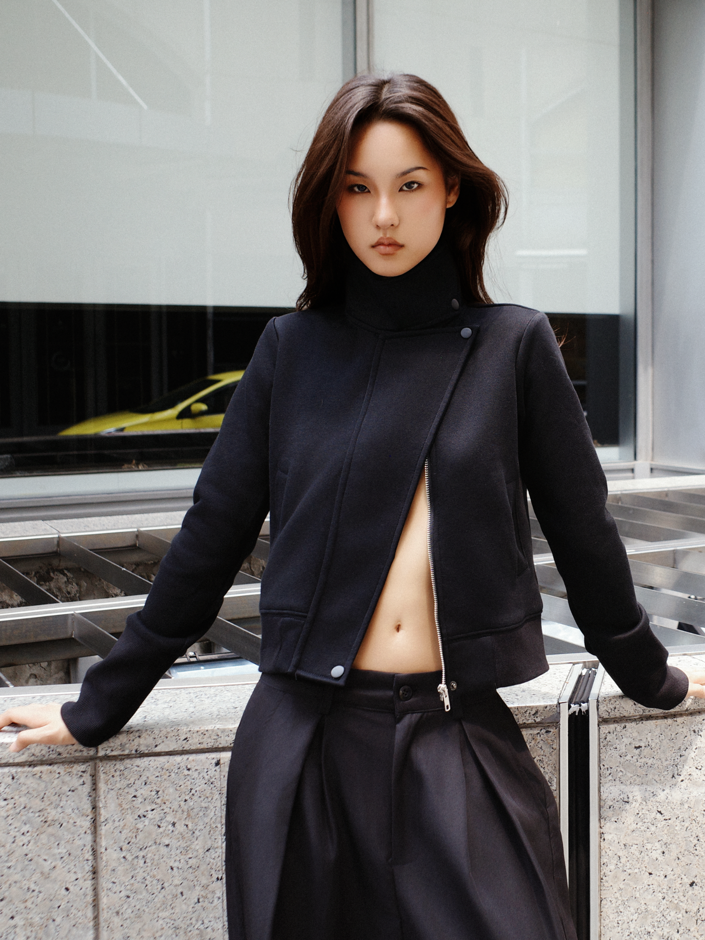 Virelle High-Neck Jacket