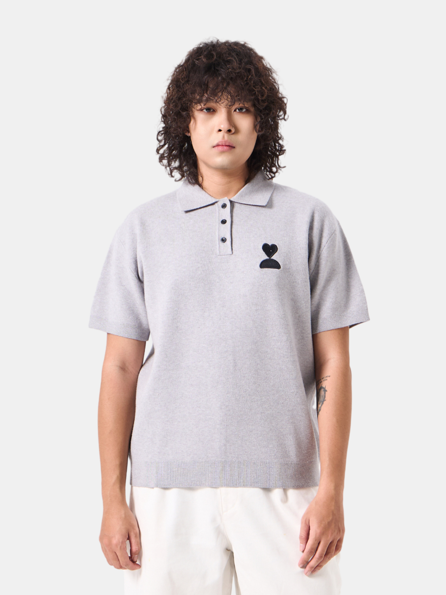 Love User Knit Polo T-Shirt