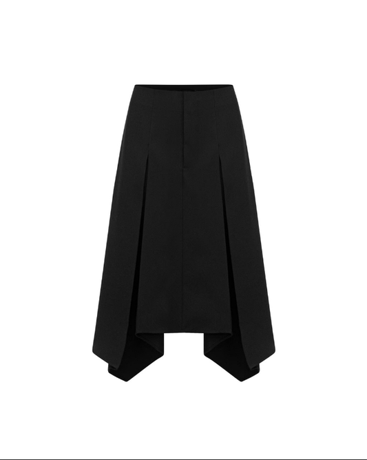 SAGITTARIUS.APLUS FOLDING UNBALANCE SKIRT