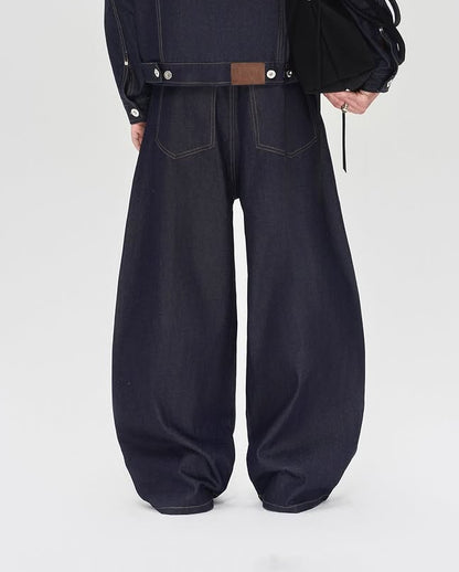 The Mule Pocket Raw Denim Pants