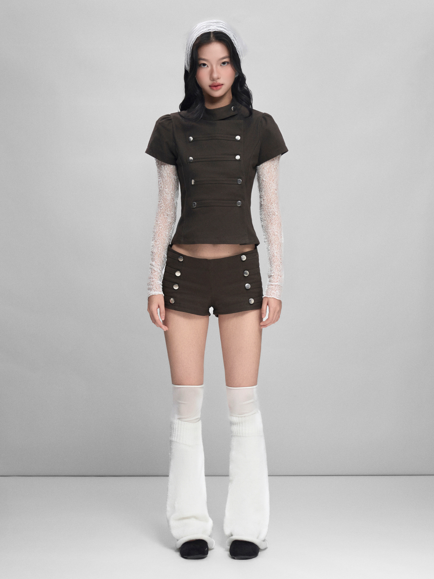 Orelis Button Top