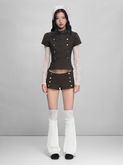 Orelis Button Top