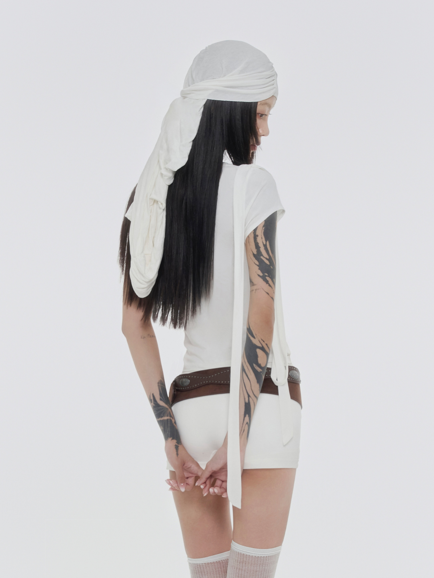 Graped Strap T-Shirt