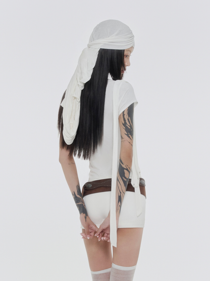 Graped Strap T-Shirt