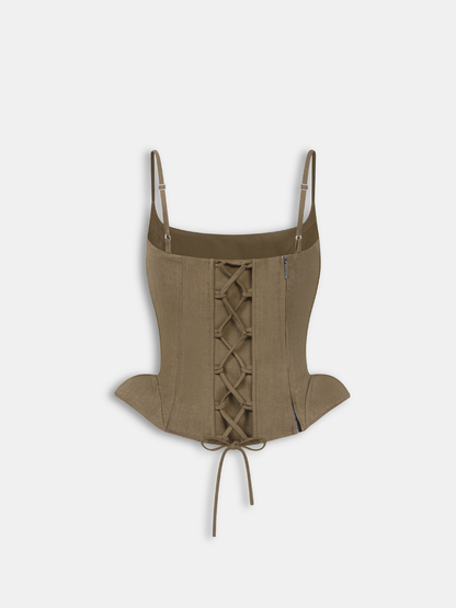Velour Sculpt Top