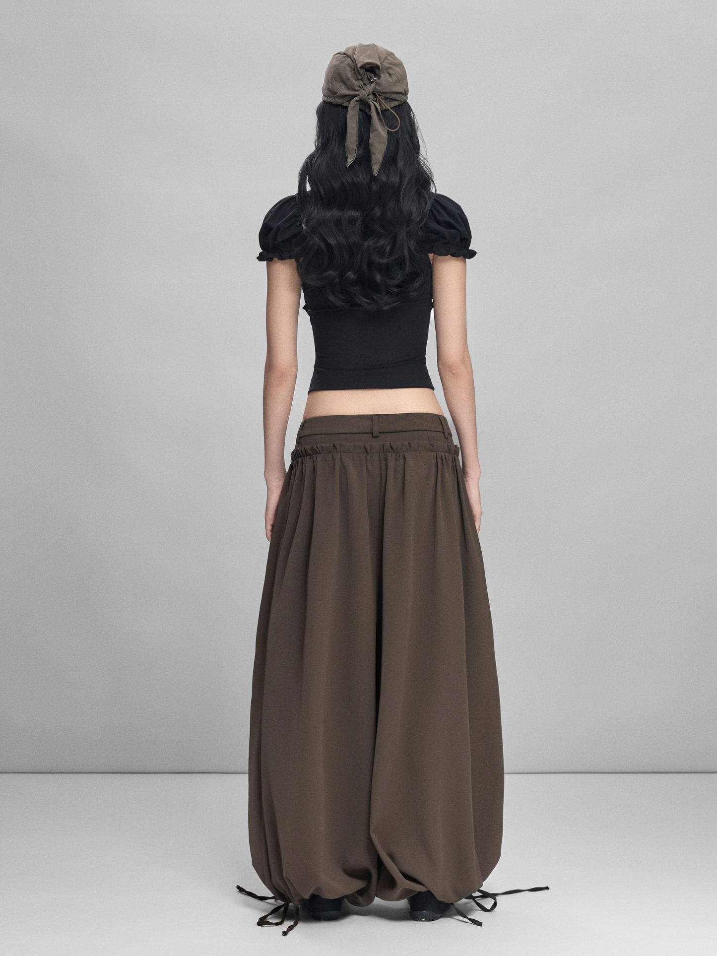 Asaya Patch Ruffle Top
