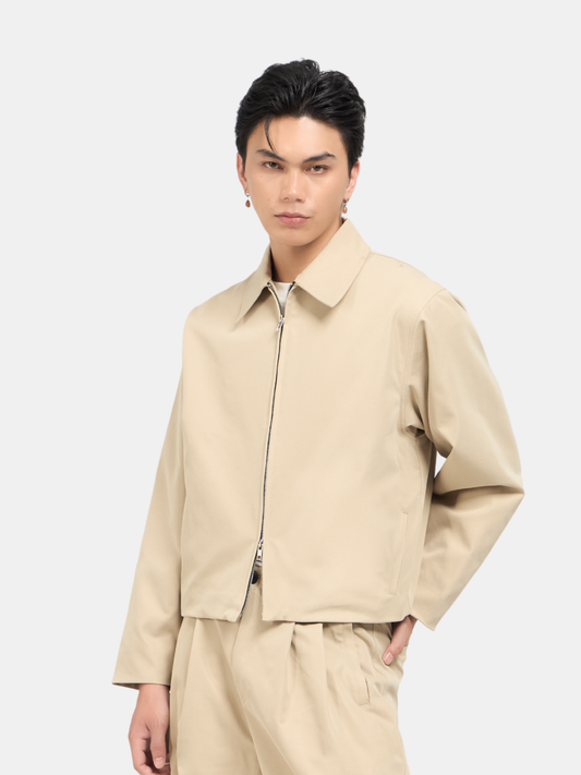 Boxy Khaki Jacket
