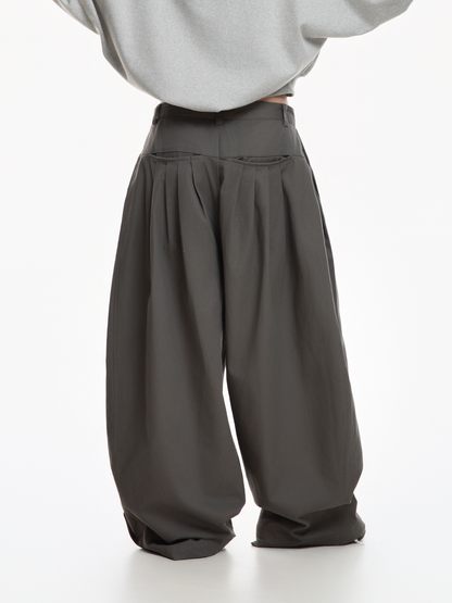 Nightfall Wide Leg Khaki Pants