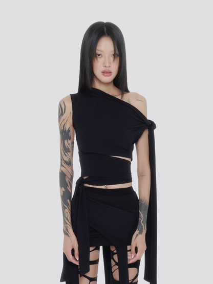 Muse Shoulder Tie Top