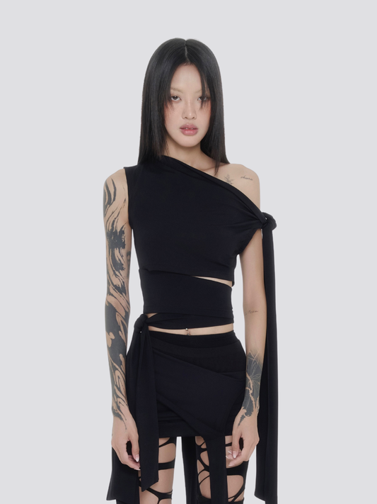 Muse Shoulder Tie Top