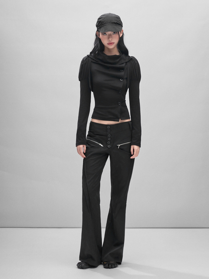 Arc Zip Flared Pants