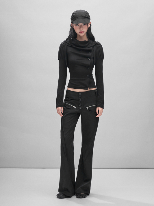 Arc Zip Flared Pants
