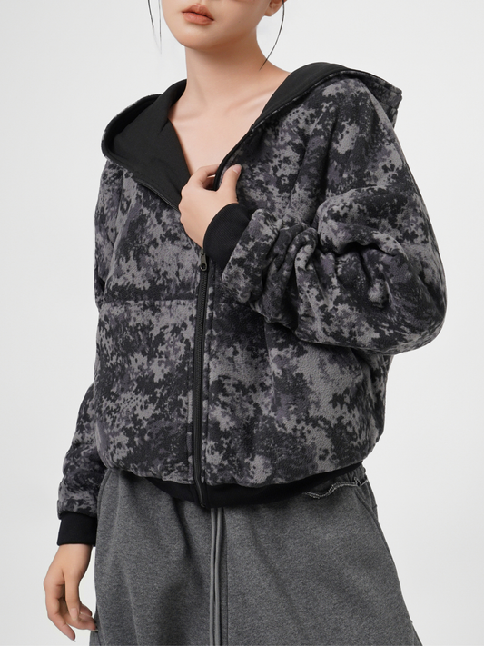 Fur Hoodie Two-Sided