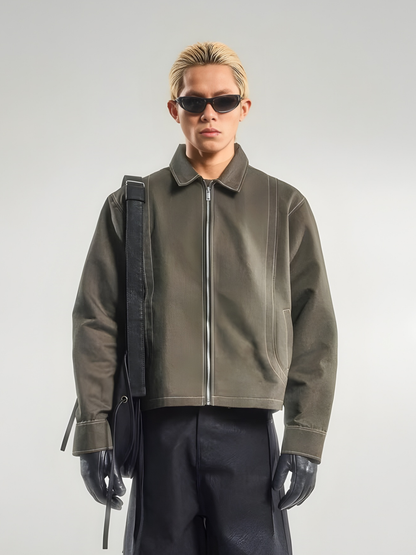 Dynamic Khaki Jacket