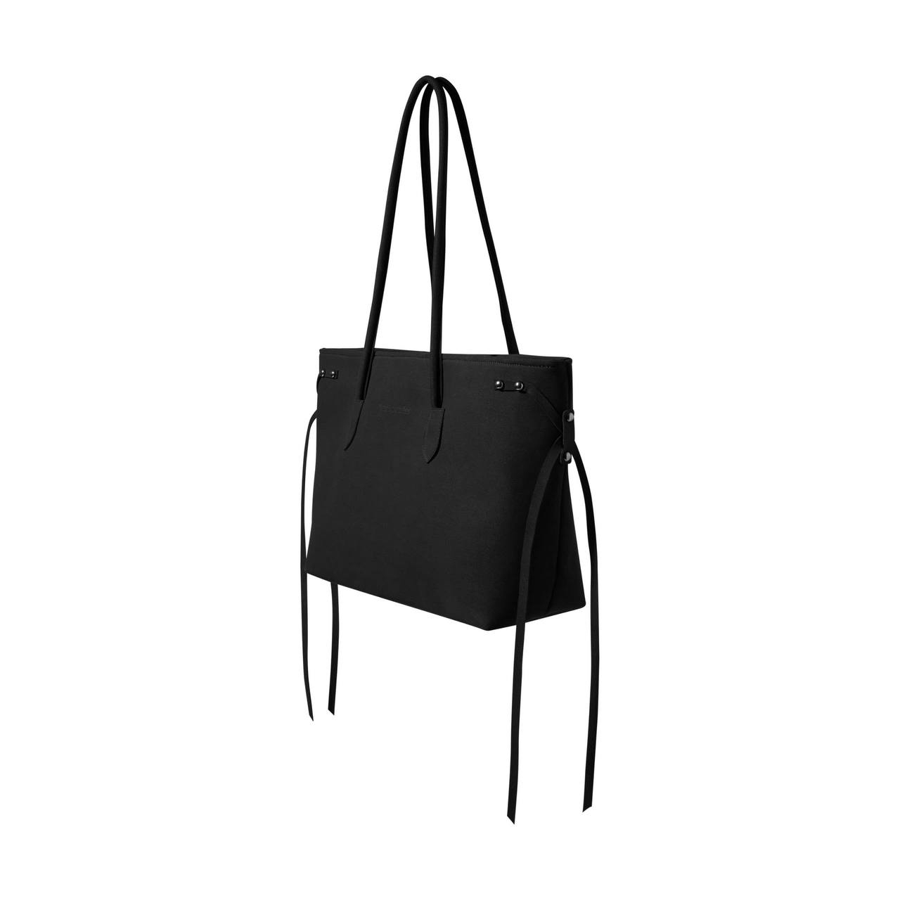 Laces Faux Suede Tote