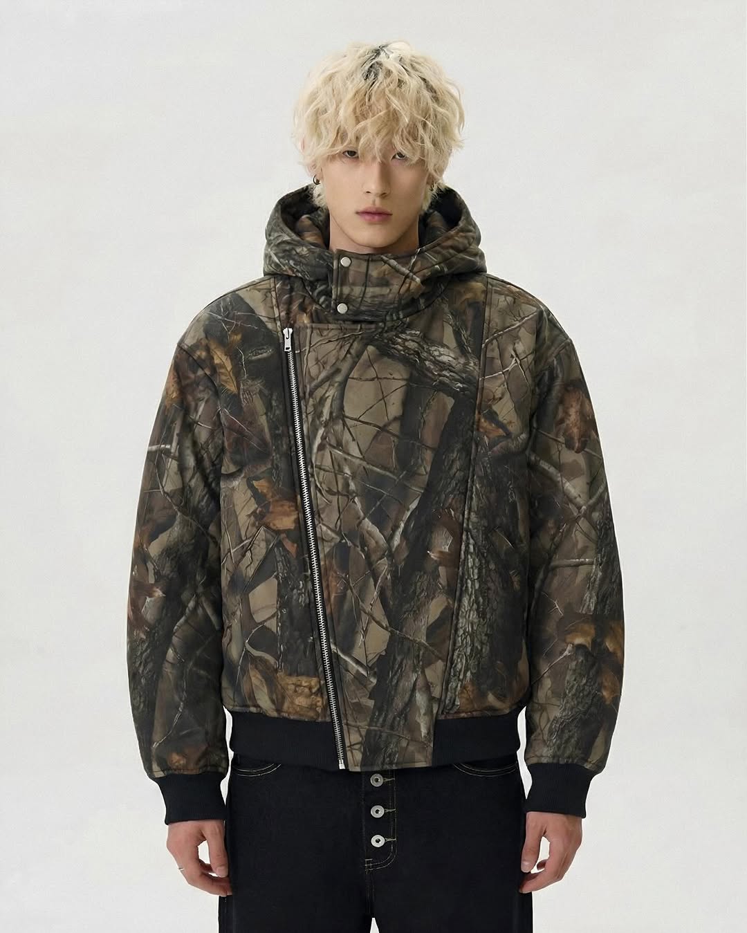 Real-tree Biker Hoodie