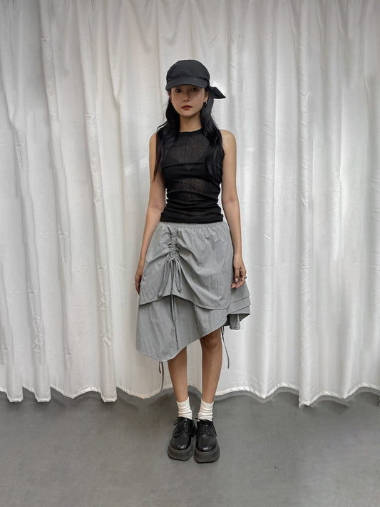 Layered Halter Skirt
