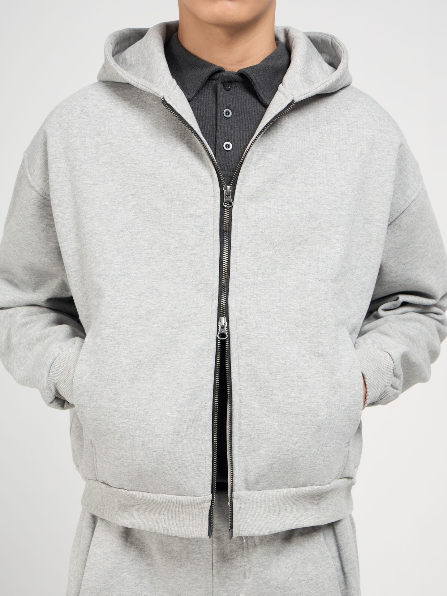 Blank Zipper Hoodie