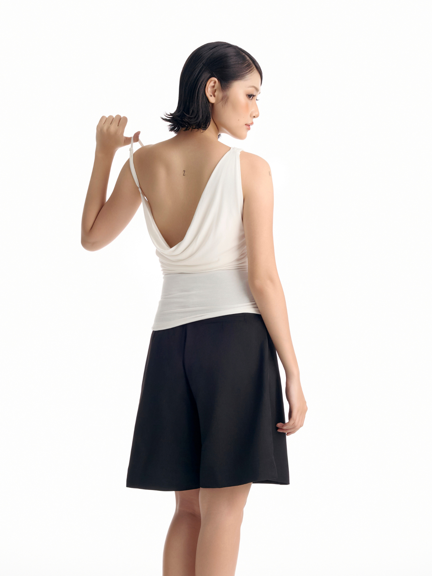 Selene Cowl Back Top