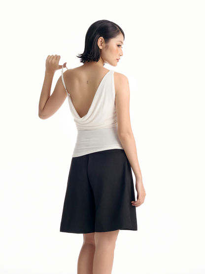Selene Cowl Back Top