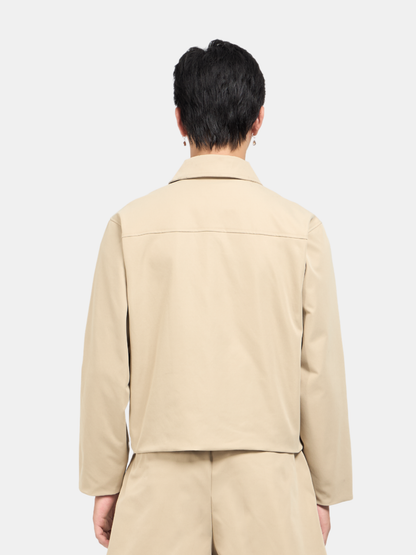 Boxy Khaki Jacket