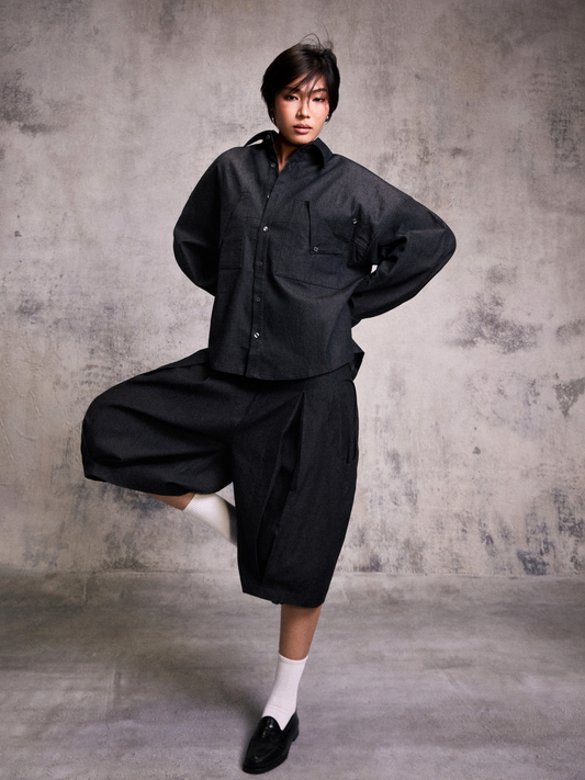 Offset Pocket Shorts