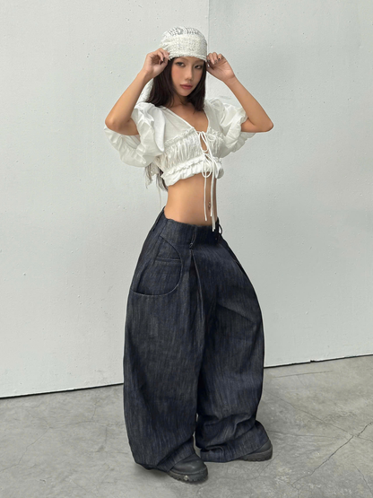 Orionis Wide Pants Raw Denim