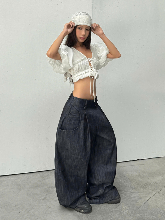 Orionis Wide Pants Raw Denim