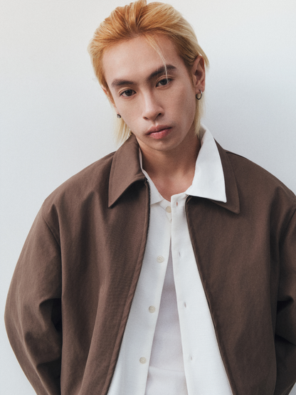 Boxy Khaki Jacket