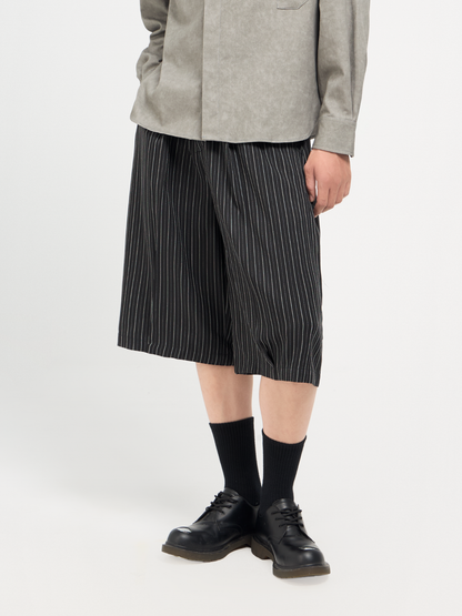 Pinstripe Shorts