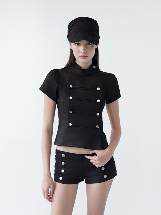 Orelis Button Top