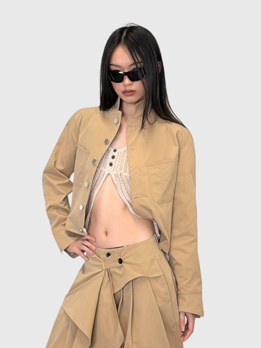 Mulligan High-collar Jacket