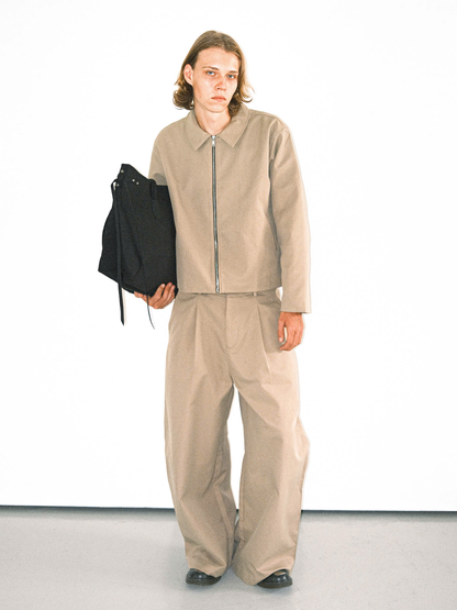 Harmony Khaki Crop Jacket