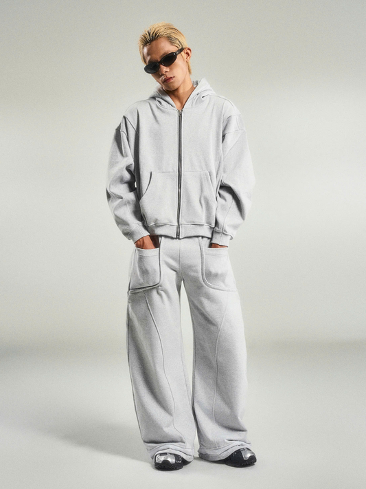 Pattern Relaxed Sweat Pants