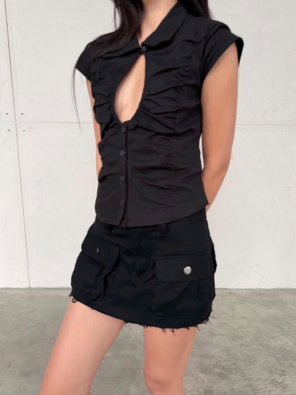 Velin Crinch Top