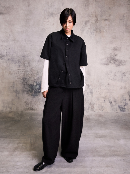 Noir Cocoon Trousers