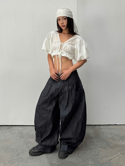 Orionis Wide Pants Raw Denim