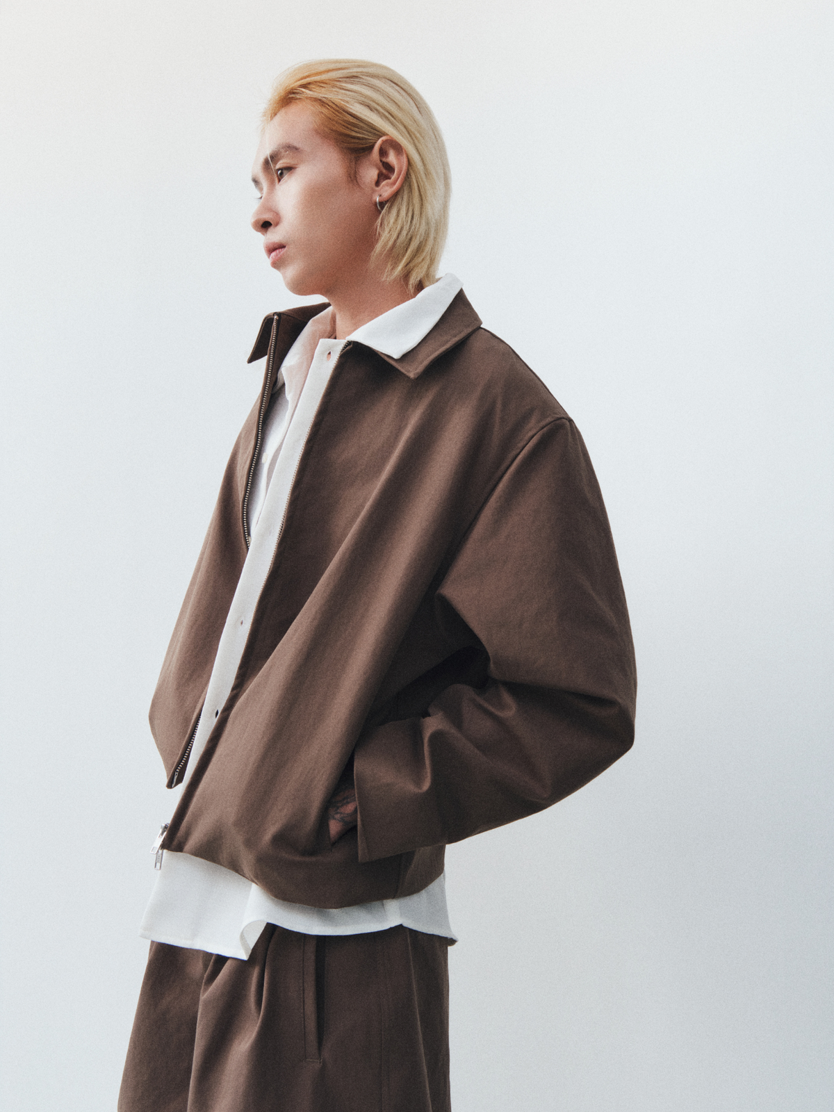 Boxy Khaki Jacket