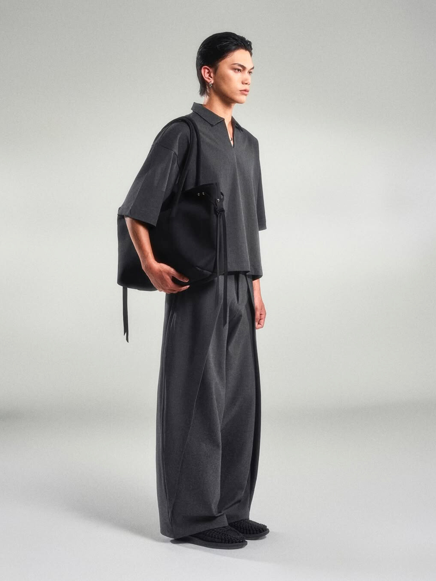 Flap Wide Trousers